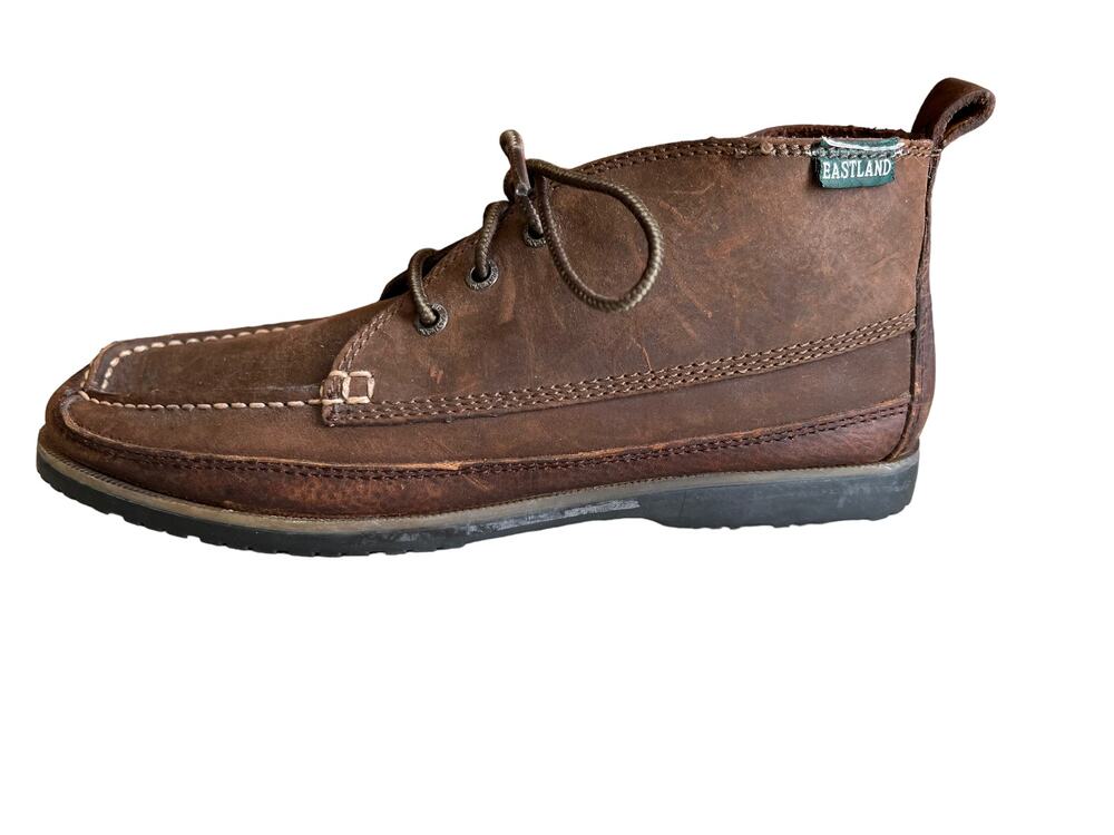 Eastland Austin Low Leather Flat Moc Boots 7.5
